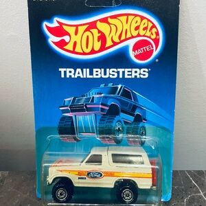 1989 Hot Wheels TrailBusters Bronco 4-Wheeler #56 NOC